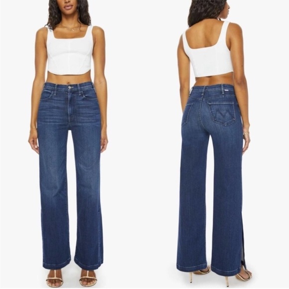 Mother Denim The Hustler Sidewinder Jeans in Tongue & Chic - Picture 1 of 13